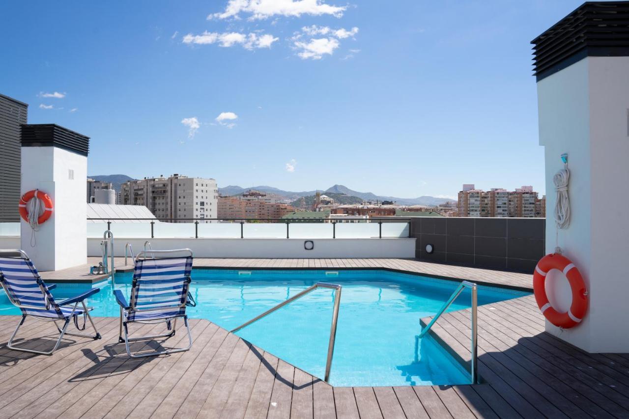 Central Premium Pool Terrace New Malaga Bagian luar foto