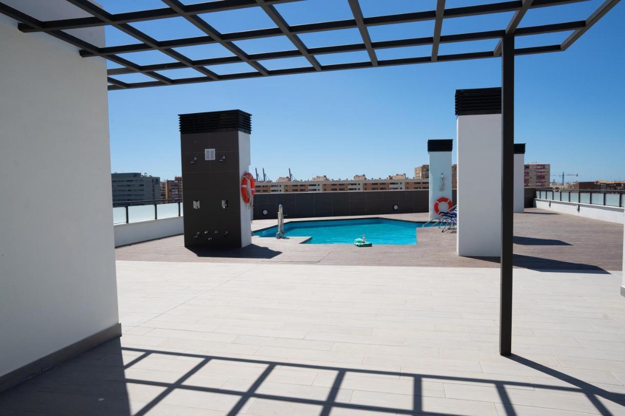 Central Premium Pool Terrace New Malaga Bagian luar foto